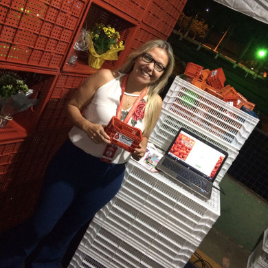 Kátia Regina foi uma das ganhadoras do Quiz do Plástico