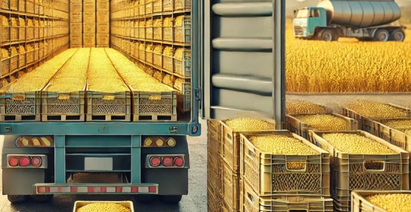 A logística das toneladas: os alimentos mais transportados nas rodovias do Brasil