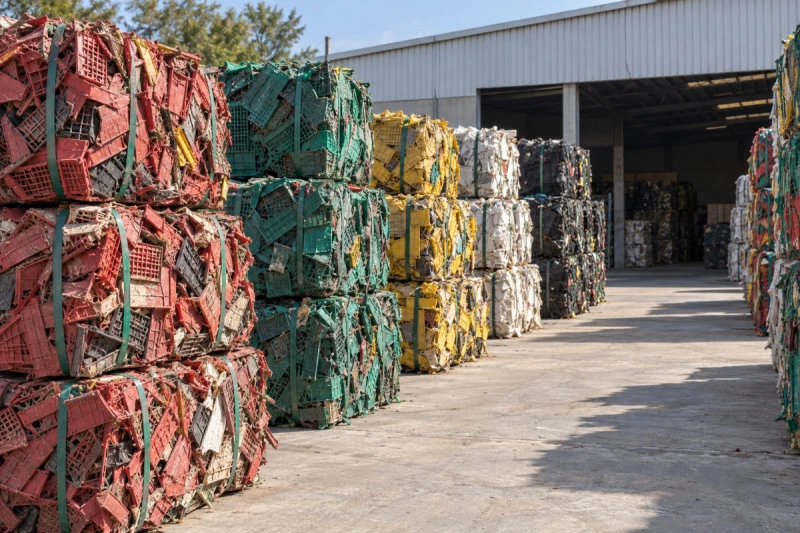 Reciclagem de plástico industrial na Joagro